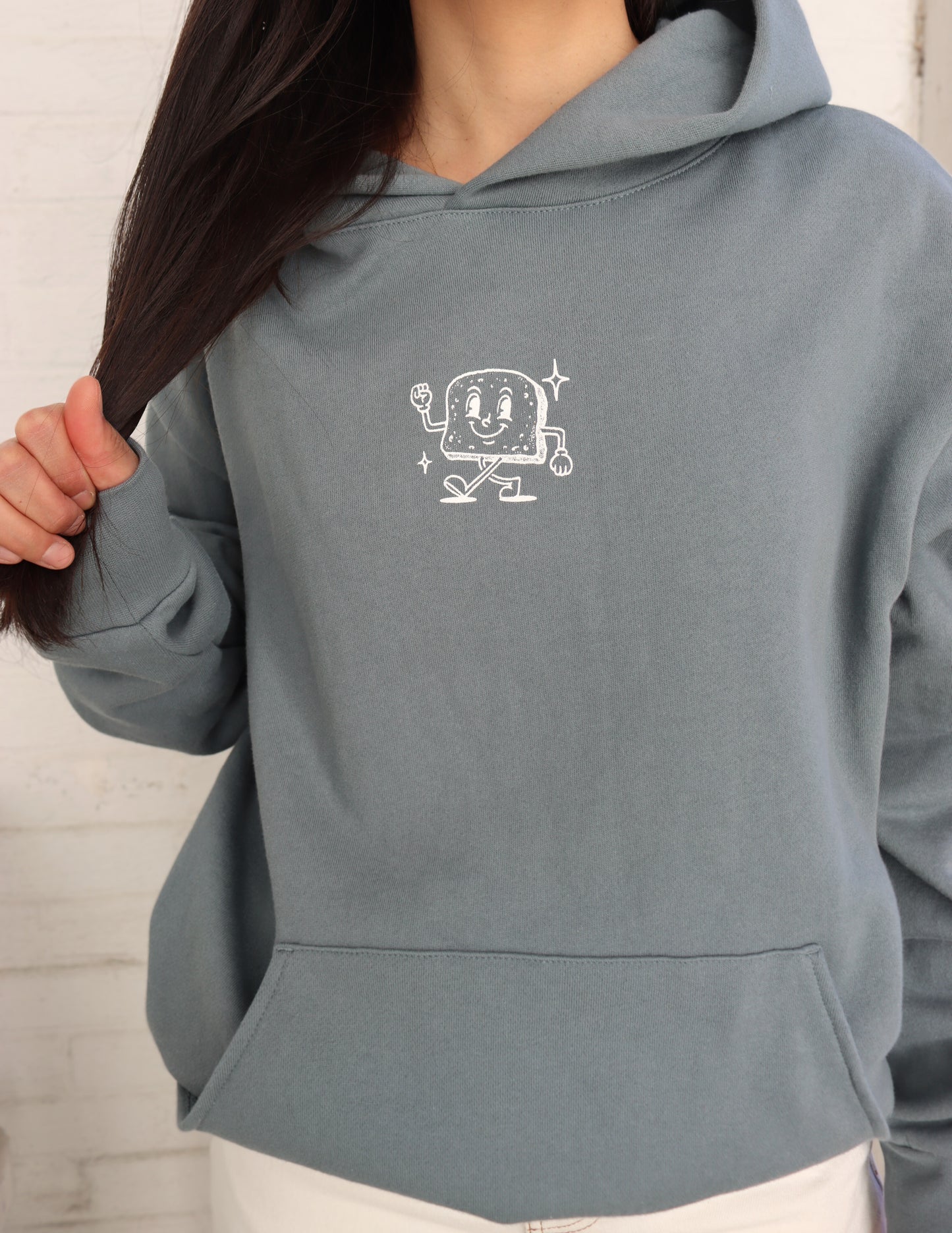 "gluten free gang" hoodie - blue magic