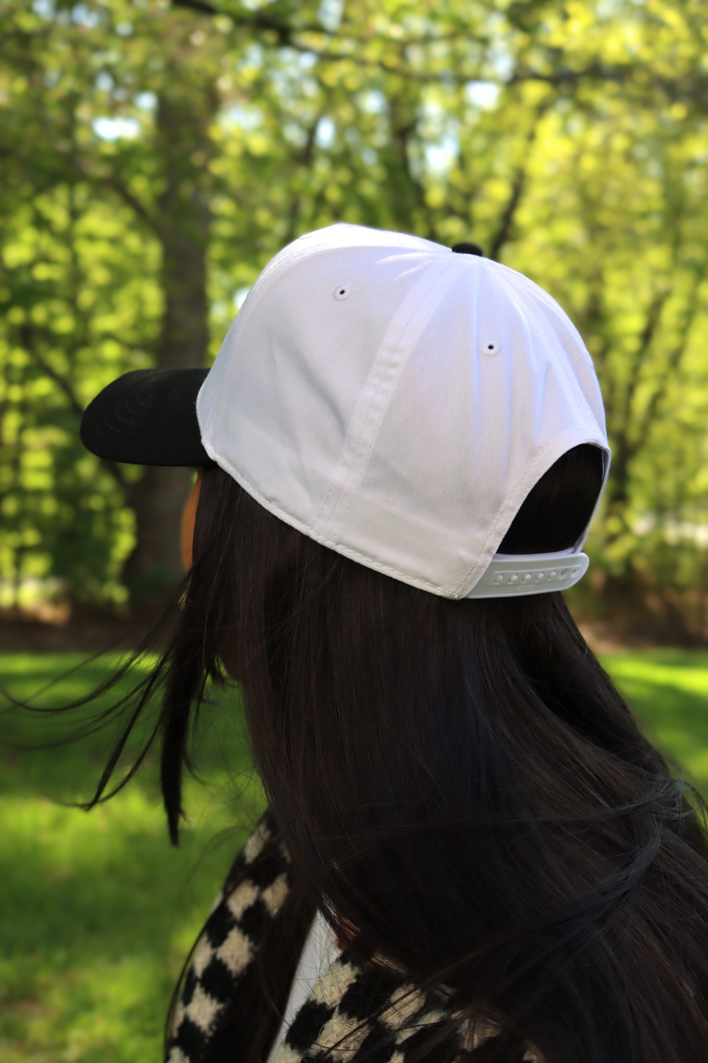 "gluten free gang" snapback hat - black/white