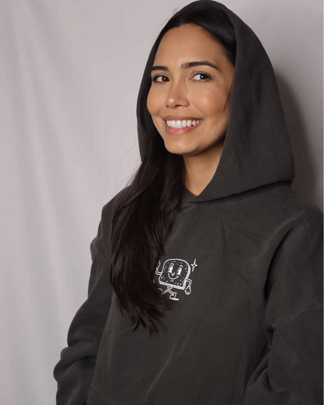 gluten free gang hoodie (new) - pigment black