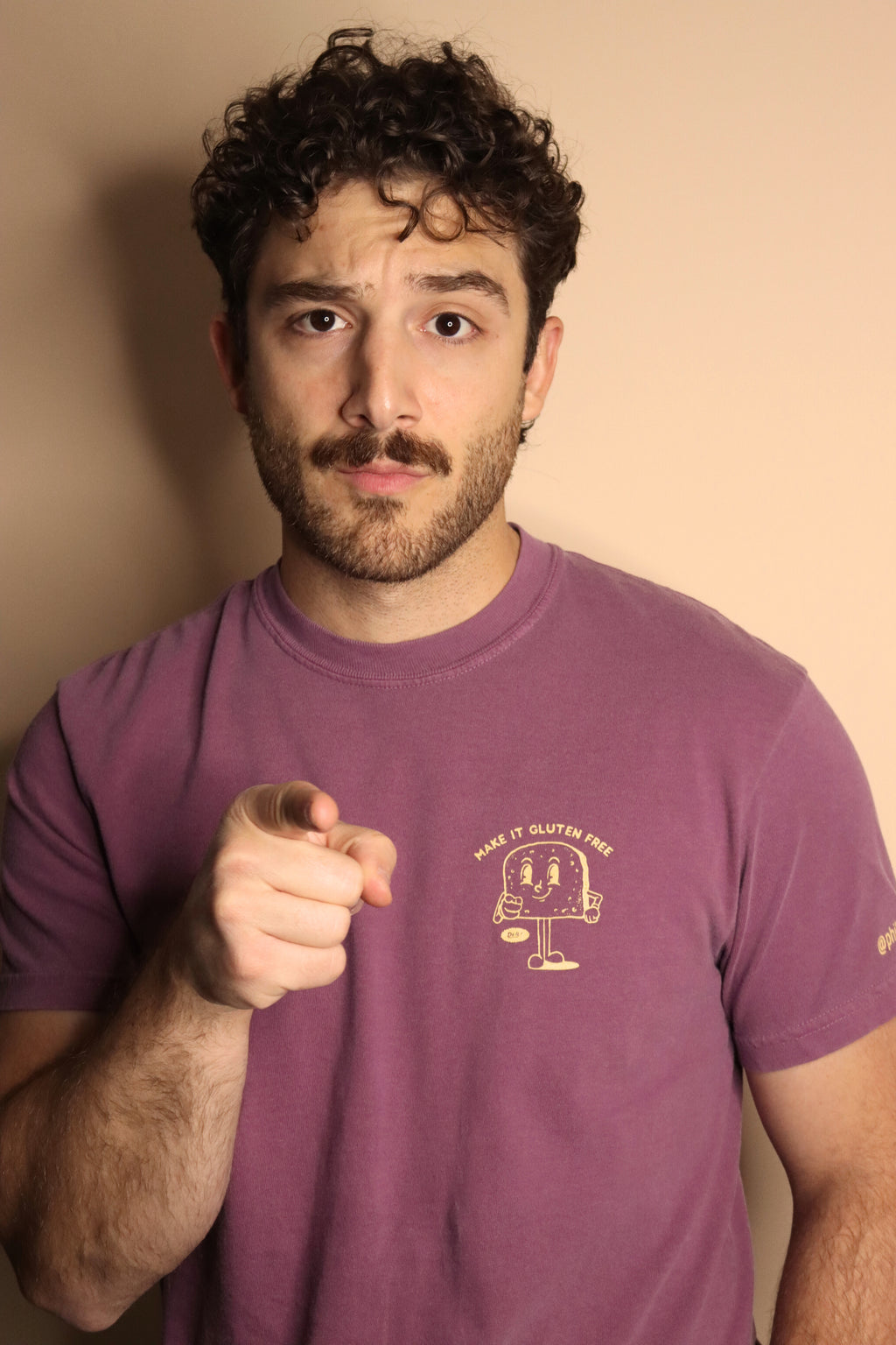 SALE | "make it gluten free, do it" tee - berry