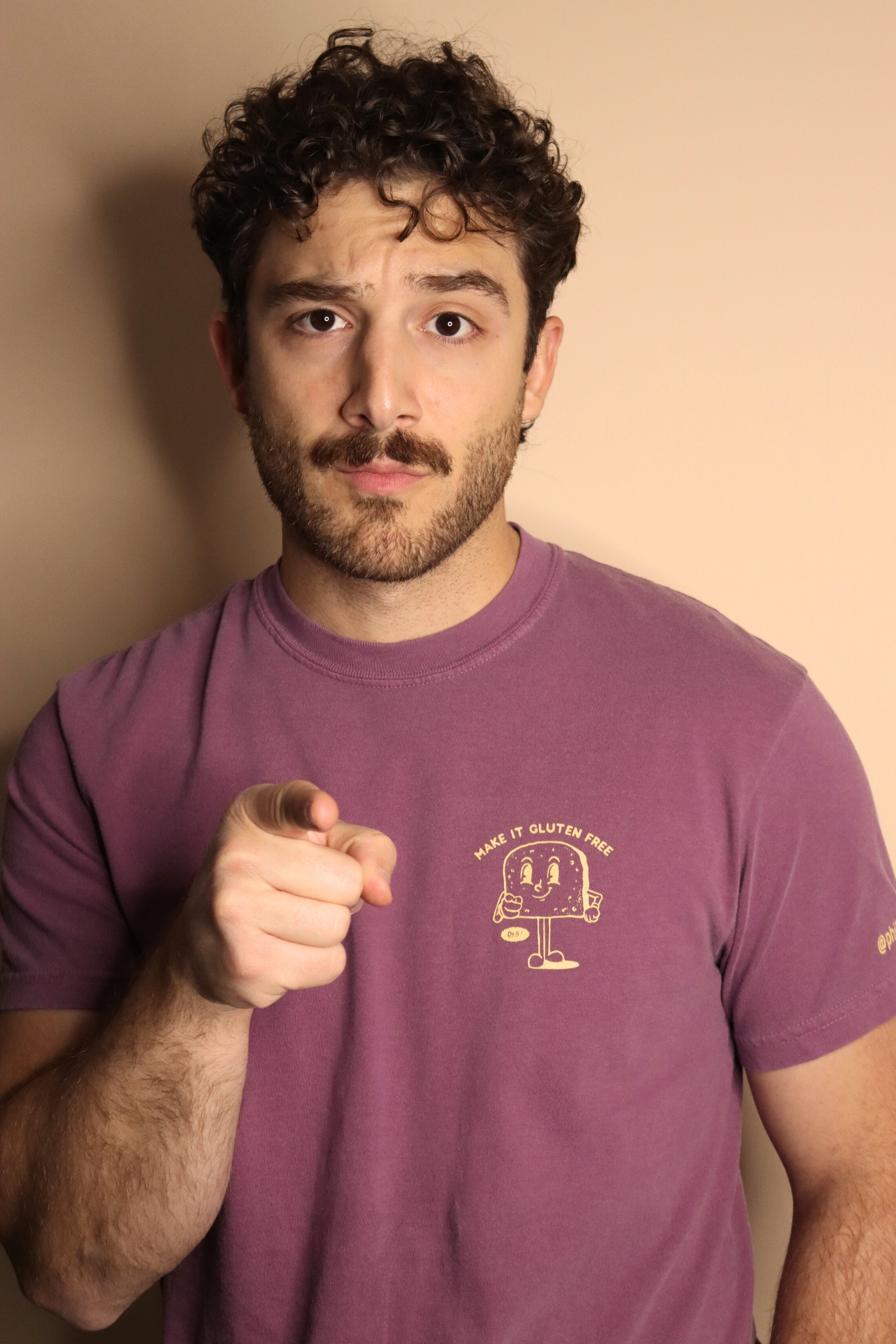 "make it gluten free, do it" tee - berry