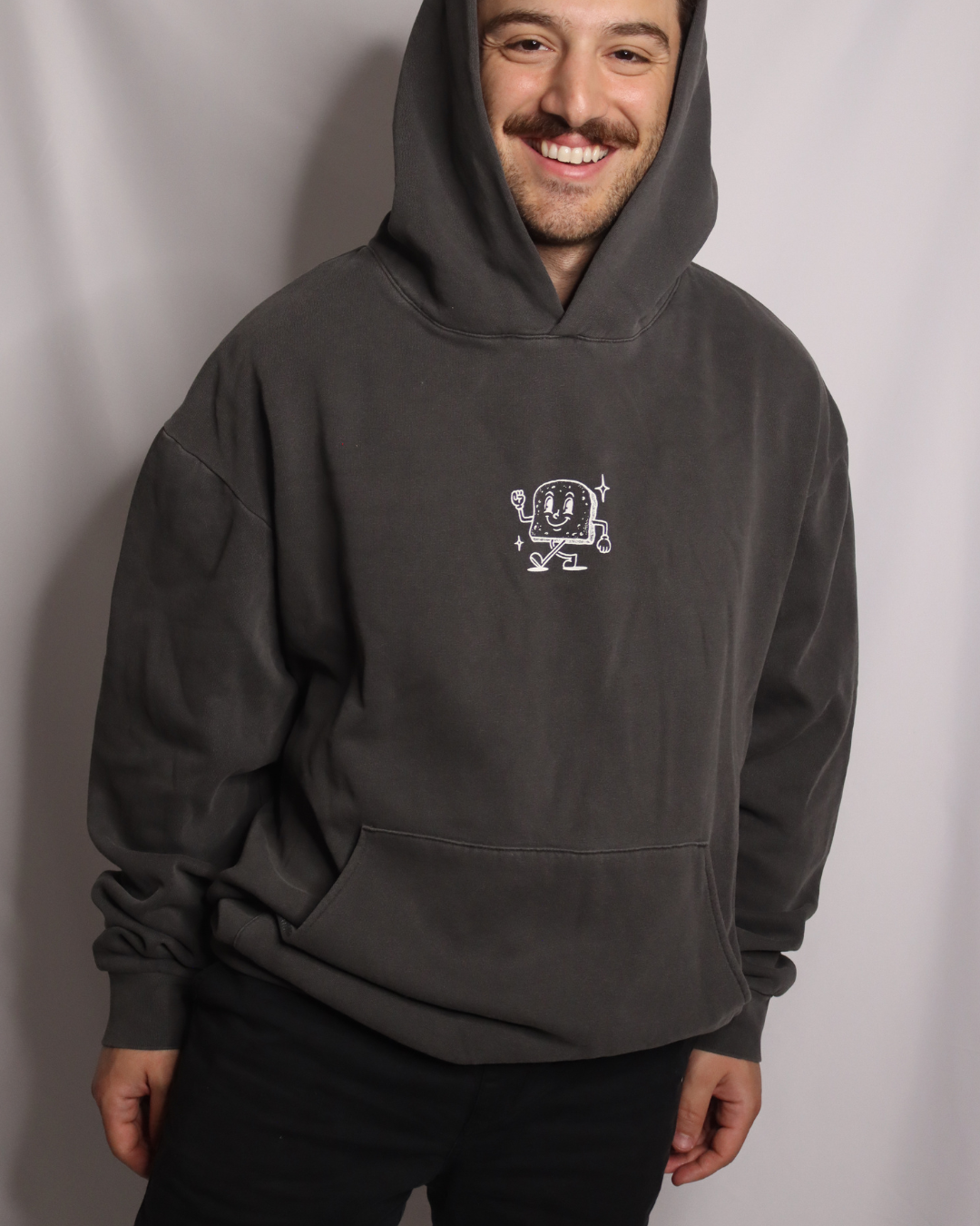 gluten free gang hoodie (new) - pigment black – philhatesgluten