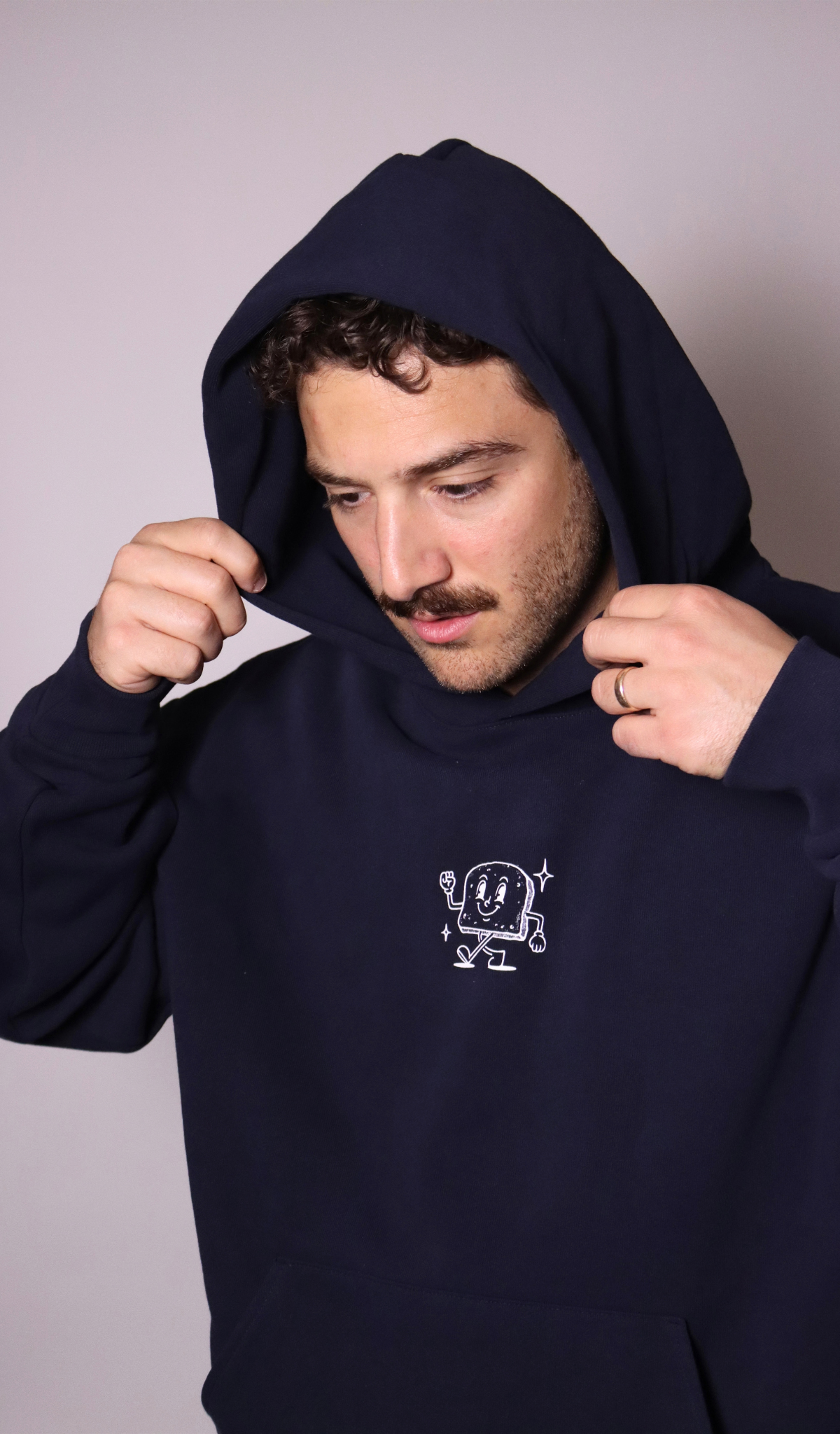 PRE-ORDER | "gluten free gang" hoodie - navy