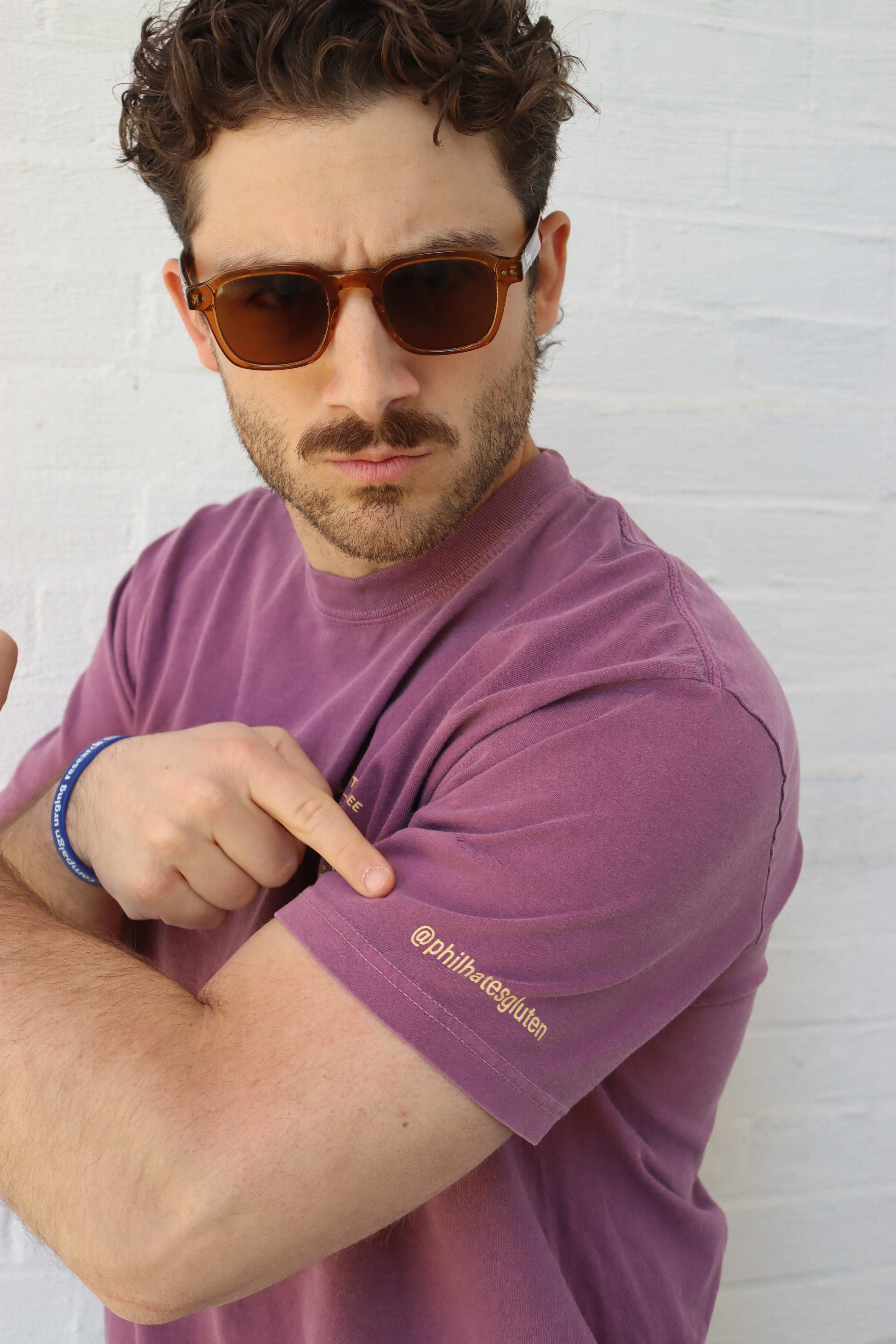 "make it gluten free, do it" tee - berry