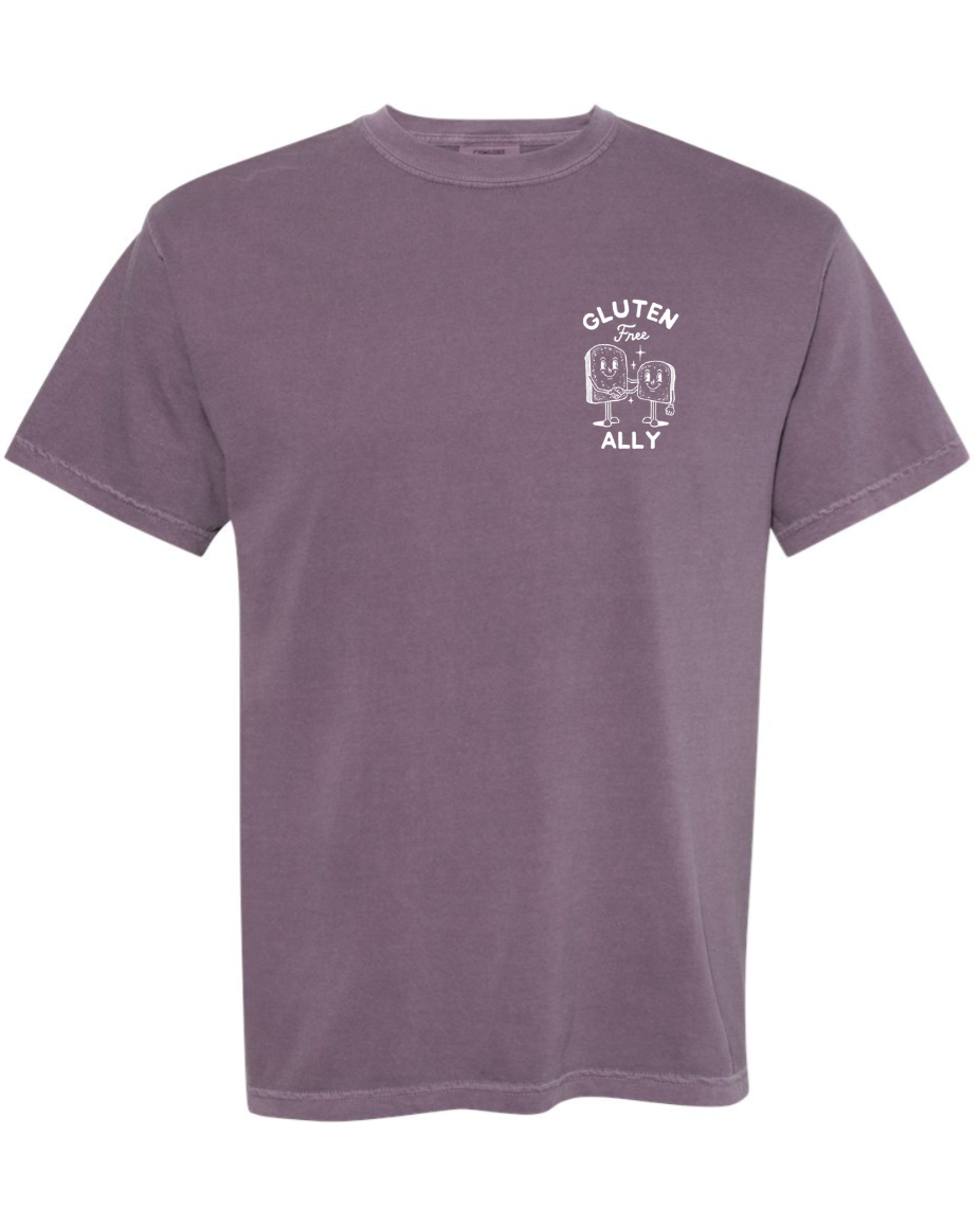SALE | "gluten free ally" tee - wine