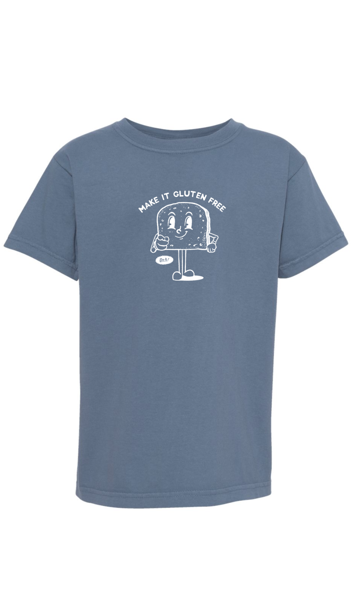 PRE-ORDER | YOUTH "MAKE IT GF - DO IT" tee - blue jean