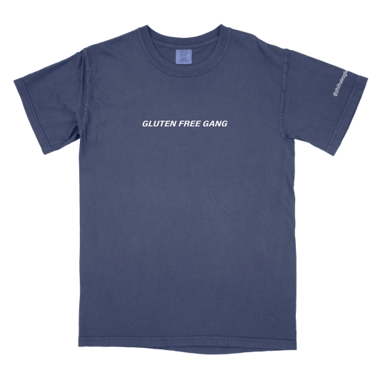 SALE | "gluten free gang" - short sleeve t-shirt (navy)